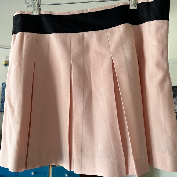Theory Vivian Pink Pleated Mini Skirt - Picture 5 of 6